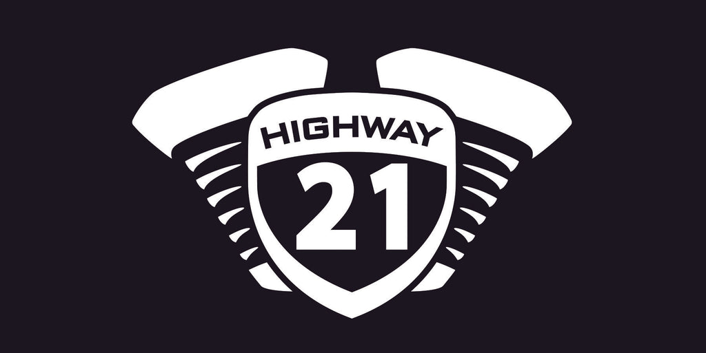 HIGHWAY 21 WALL BANNER BLACK 3' X 6' HWY 21 3X6 BLACK