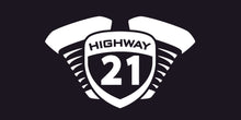 Load image into Gallery viewer, HIGHWAY 21 WALL BANNER BLACK 3&#39; X 6&#39; HWY 21 3X6 BLACK