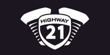 Load image into Gallery viewer, HIGHWAY 21 WALL BANNER BLACK 3' X 6' HWY 21 3X6 BLACK