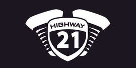 HIGHWAY 21 WALL BANNER BLACK 3' X 6' HWY 21 3X6 BLACK