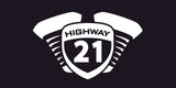 HIGHWAY 21 WALL BANNER BLACK 3' X 6' HWY 21 3X6 BLACK