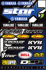 D'COR STAR YAMAHA DECAL SHEET 40-50-116