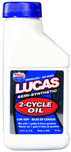 Load image into Gallery viewer, LUCAS SEMI-SYNTHETIC 2-CYCLE OIL 2.6OZ 10058