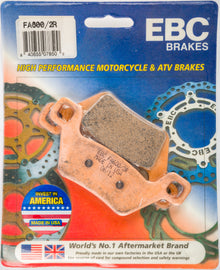EBC BRAKE PADS FA600/2R