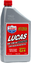 Load image into Gallery viewer, LUCAS SYNTHETIC HIGH PERFORMANCE OIL 15W40 1QT 10298