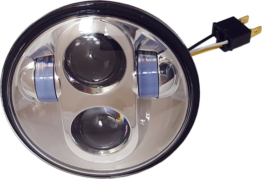 PATHFINDER 5 3/4" LED HEADLIGHT CHROME HIGH DEFINITION HD5MC-atv motorcycle utv parts accessories gear helmets jackets gloves pantsAll Terrain Depot