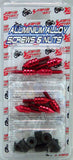 YANA SHIKI W/S SPIKED BOLT KIT RED YNSKWS1132