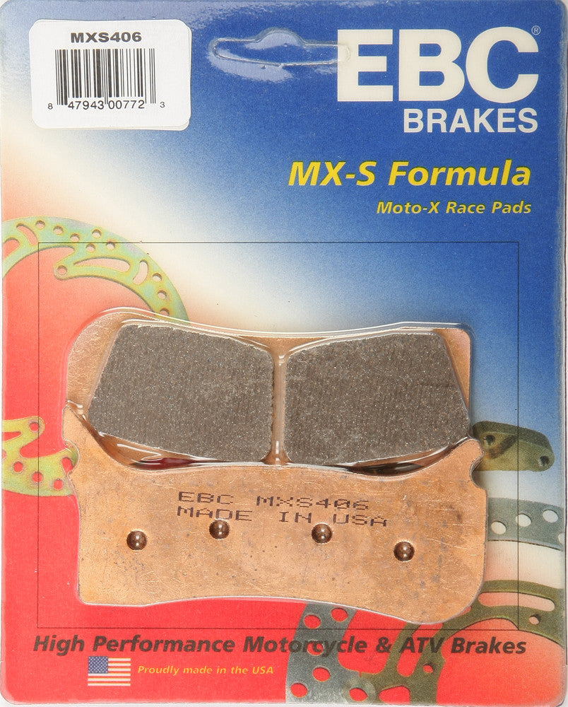 EBC BRAKE PADS MXS406-atv motorcycle utv parts accessories gear helmets jackets gloves pantsAll Terrain Depot