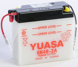 YUASA BATTERY 6N4B-2A CONVENTIONAL YUAM26B4B-atv motorcycle utv parts accessories gear helmets jackets gloves pantsAll Terrain Depot