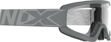 Load image into Gallery viewer, EKS BRAND FLAT-OUT GOGGLE FIGHTER GREY W/CLEAR LENS 067-60410