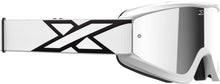 Load image into Gallery viewer, EKS BRAND FLATOUT WHITE/BLACK SILVER MIRROR 067-60375