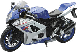 NEW-RAY REPLICA 1:12 SUPER SPORT BIKE 08 SUZUKI GSX-R1000 BLUE 57003A
