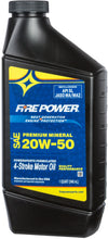 Load image into Gallery viewer, FIRE POWER MINERAL 4-STROKE OIL 20W-50 QT 12/CASE 196973