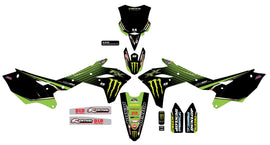 D'COR COMPLETE KIT 19 MONSTER KAW KXF 250 BLACK BG 20-20-639