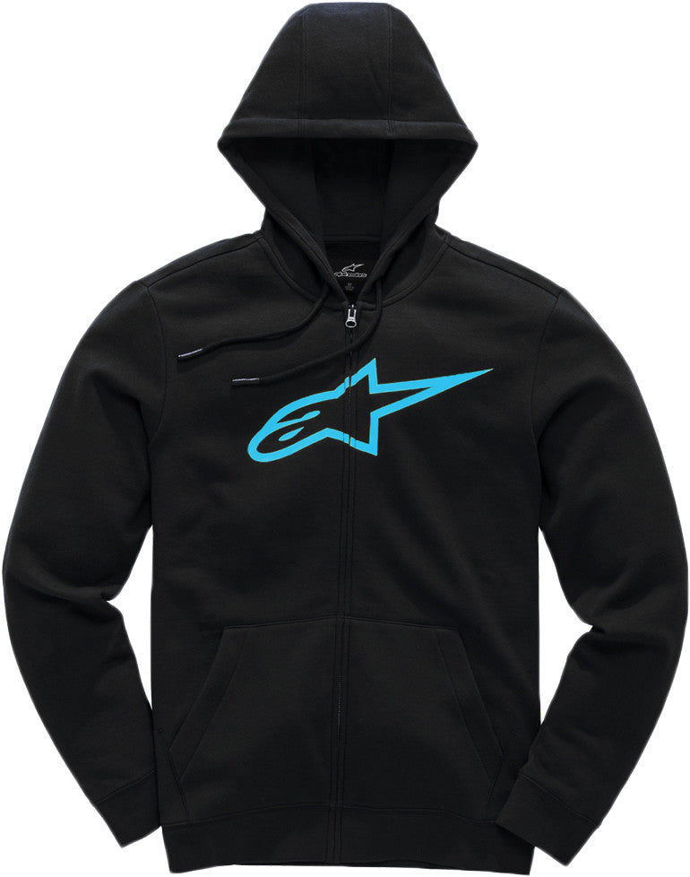 ALPINESTARS AGELESS II FLEECE BLACK/TURQUOISE MD 1038-53052-1076-M
