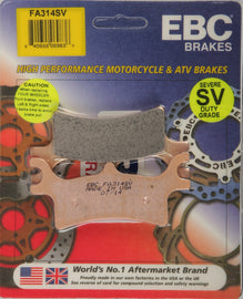 EBC BRAKE PADS FA314SV-atv motorcycle utv parts accessories gear helmets jackets gloves pantsAll Terrain Depot