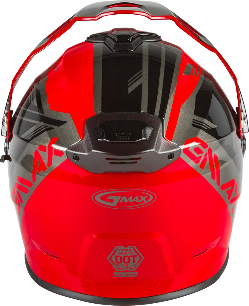 GMAX AT-21S ADVENTURE EPIC SNOW HELMET RED/BLACK/SILVER XS G2211373
