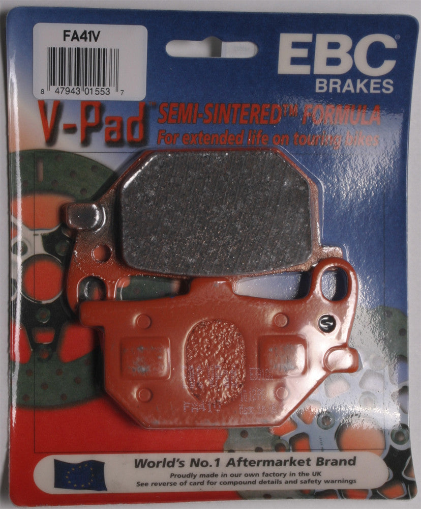 EBC BRAKE PADS V-SERIES FA41V-atv motorcycle utv parts accessories gear helmets jackets gloves pantsAll Terrain Depot