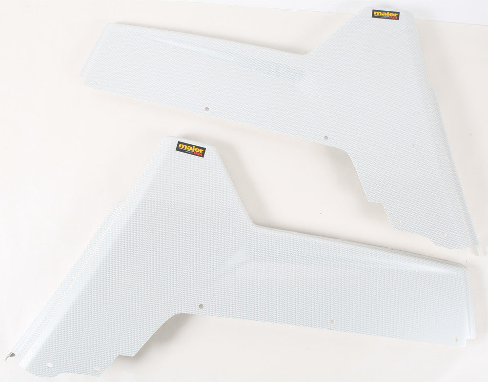 MAIER REAR FENDERS WHT CARBON RZR 19475-31