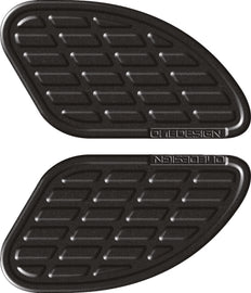 ONE EMBLEMS SOFT TOUCH LEATHER L&R BLACK TANKPAD BUMPS13P