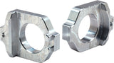 WORKS AXLE BLOCKS ELITE KAW/SUZ SILVER 17-310