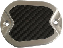 Load image into Gallery viewer, BRASS BALLS MASTER CYL COVER CARBON NATURAL XL 04-17 BB08-217