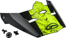 Load image into Gallery viewer, GMAX VISOR W/SCREWS DOMINANT MX-46Y MATTE BLACK/HI-VIS YS-YL G046909