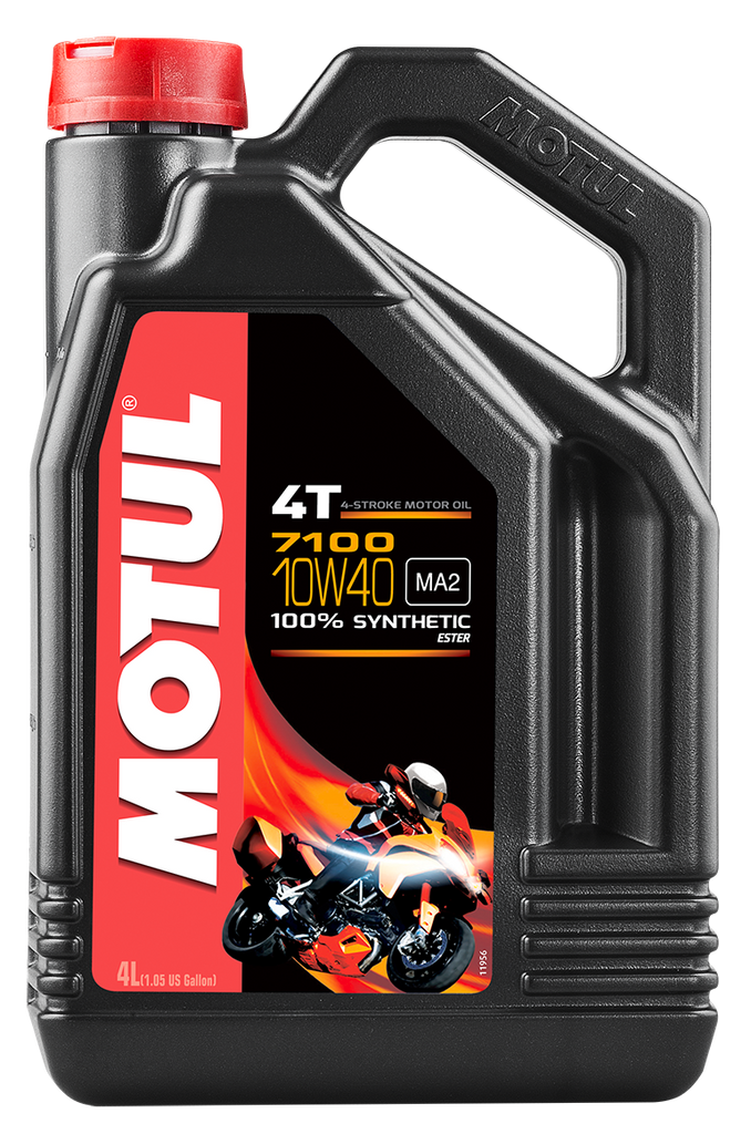 MOTUL 7100 SYNTHETIC OIL 10W40 4-LITER 104092