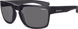 BOMBER SMART BOMB EYEWEAR MATTE BLACK W/SMOKE POLARIZED LENS SM111