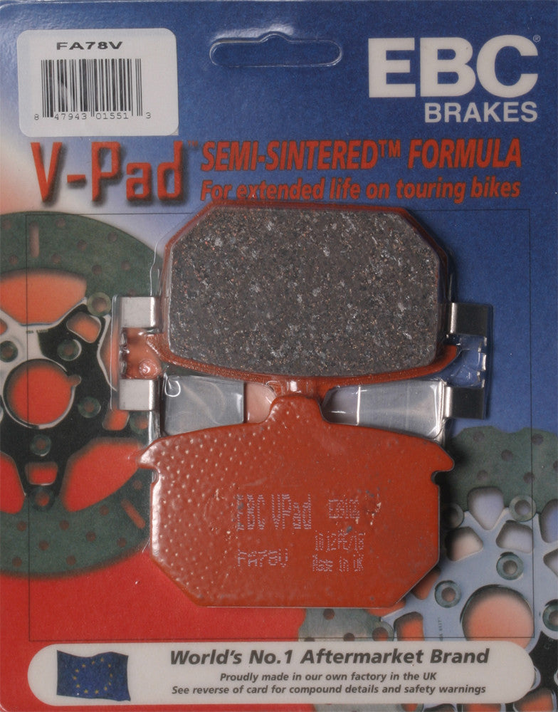EBC BRAKE PADS V-SERIES FA78V-atv motorcycle utv parts accessories gear helmets jackets gloves pantsAll Terrain Depot