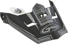 Load image into Gallery viewer, GMAX VISOR W/SCREWS UNCLE MX-46Y MATTE BLACK/SILVER YS-YL G046850