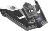 GMAX VISOR W/SCREWS UNCLE MX-46Y MATTE BLACK/SILVER YS-YL G046850