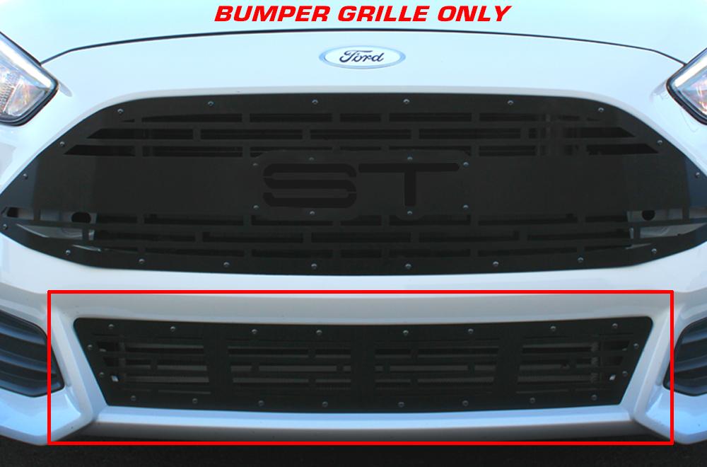 1 Piece Steel Bumper Grille for Ford Focus 2015-2018-atv motorcycle utv parts accessories gear helmets jackets gloves pantsAll Terrain Depot