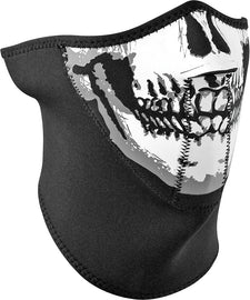 ZAN NEOPRENE 3-PANEL HALF MASK BLACK SKULL FACE WNFM002H3-atv motorcycle utv parts accessories gear helmets jackets gloves pantsAll Terrain Depot