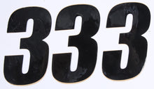 Load image into Gallery viewer, D'COR NUMBER 3 BLACK 4" 3/PK 45-24-3