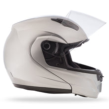 Load image into Gallery viewer, GMAX MD-04 MODULAR HELMET METALLIC SILVER 3X G104199