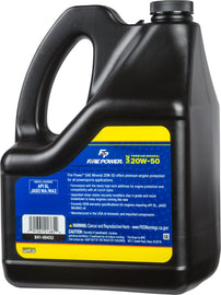 FIRE POWER MINERAL 4-STROKE OIL 20W-50 GAL 4/CASE 196974