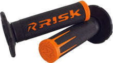 Load image into Gallery viewer, RISK RACING FUSION 2.0 MOTORCYCLE GRIPS ORANGE 287