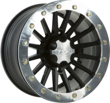Load image into Gallery viewer, ITP SD DUAL BDLK 14X7 4/156 4+3 M.BLK - POLISHED RING 1428532536B