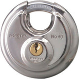 MASTER LOCK STAINLESS STEEL ROUND PADLOCK 2.75