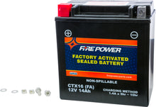 Load image into Gallery viewer, FIRE POWER BATTERY CTX16 SEALED FACTORY ACTIVATED CTX16-BS (FA)