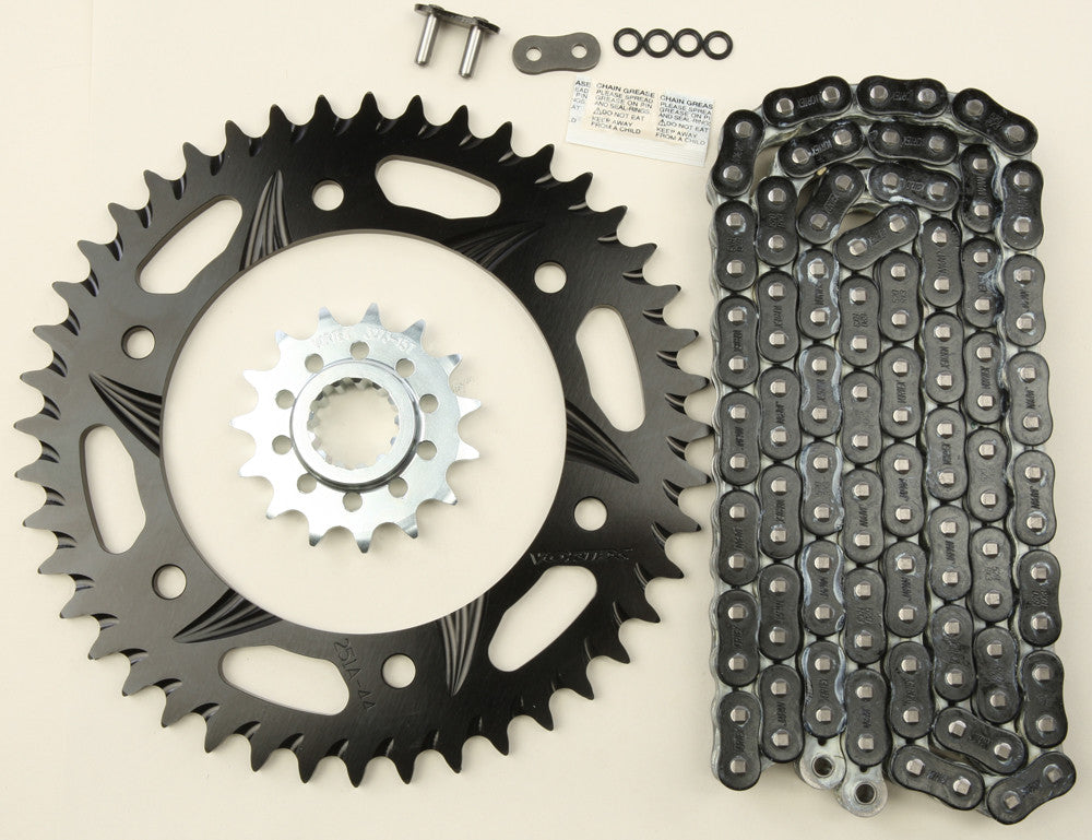VORTEX SPROCKET/CHAIN KIT BLACK CK6332-atv motorcycle utv parts accessories gear helmets jackets gloves pantsAll Terrain Depot