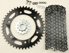 Load image into Gallery viewer, VORTEX SPROCKET/CHAIN KIT BLACK CK6332-atv motorcycle utv parts accessories gear helmets jackets gloves pantsAll Terrain Depot
