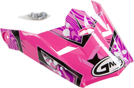 GMAX VISOR W/SCREWS HOOPER MX-46Y BLK/PNK/PURPLE YS-YL G046862