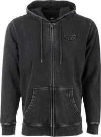 FLY RACING FLY SNOW WASH HOODIE BLACK LG 354-0230L