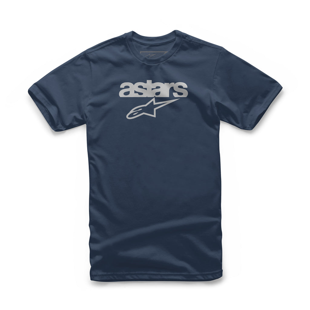 ALPINESTARS HERITAGE BLAZE TEE NAVY LG 1038-72002-70-L