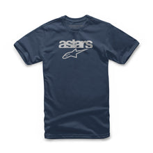 Load image into Gallery viewer, ALPINESTARS HERITAGE BLAZE TEE NAVY LG 1038-72002-70-L