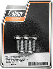 Load image into Gallery viewer, COLONY MACHINE BRAKE ROTOR HARDWARE FRONT TORX SCREW KIT 8793-5