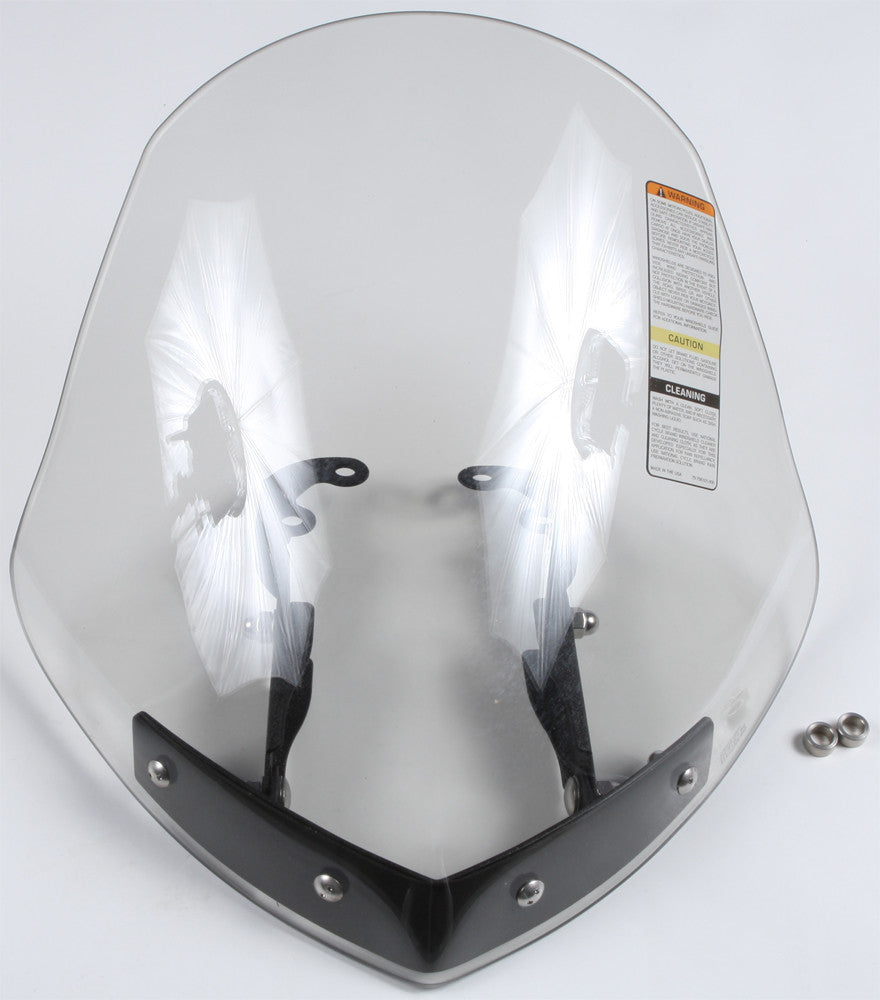 NATIONAL CYCLE GLADIATOR WINDSHIELD W/BLACK MOUNTS (LIGHT TINT) N2706