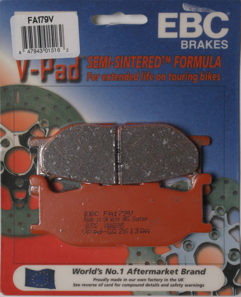 EBC BRAKE PADS V-SERIES FA179V-atv motorcycle utv parts accessories gear helmets jackets gloves pantsAll Terrain Depot